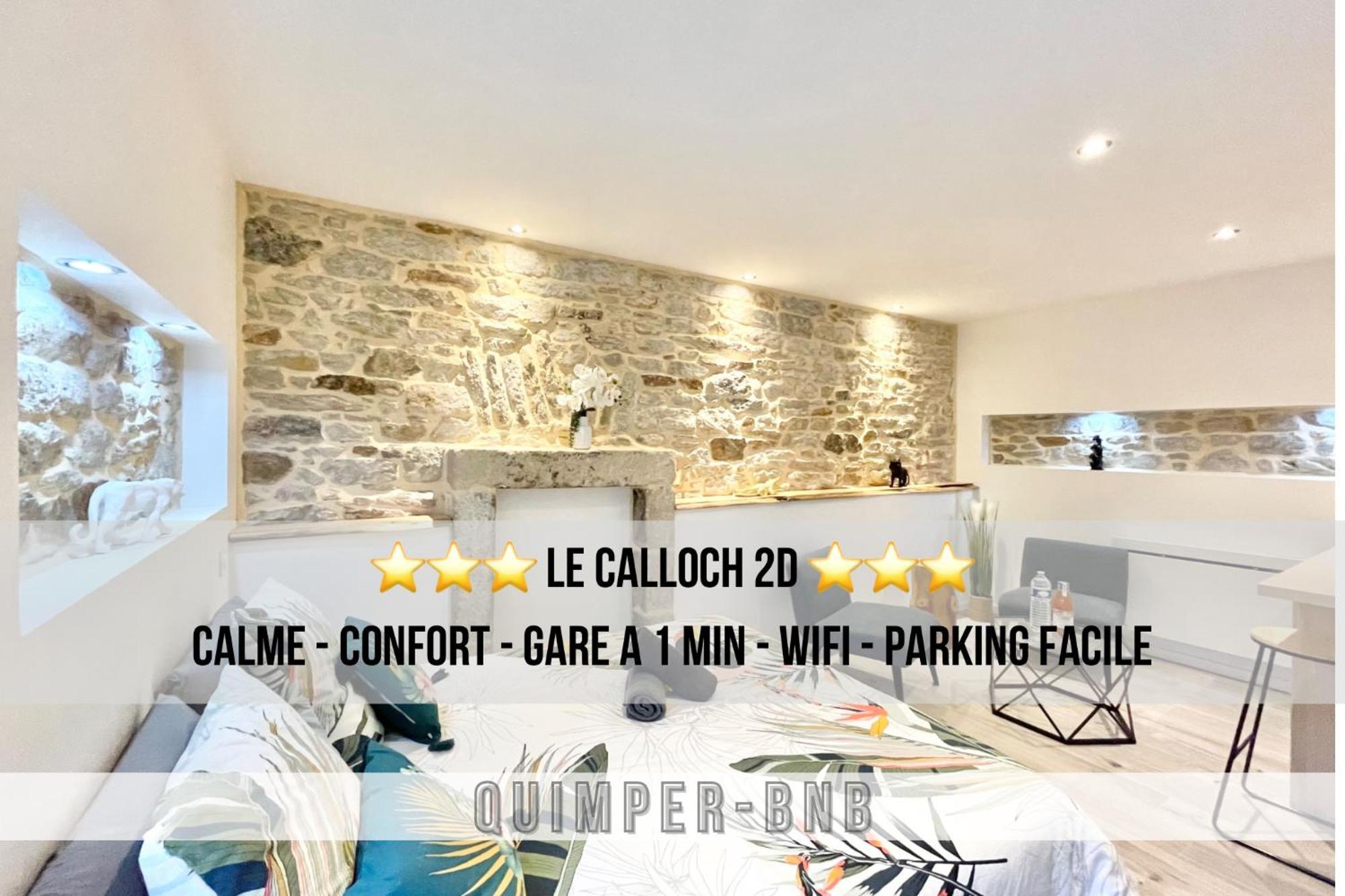 Le Calloch 2D - Studio 4 Etoiles - Quartier Gare - Wifi - Netflix Quimper Extérieur photo